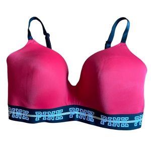 PINK WIRELESS BRA